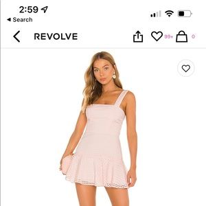 Amanda Uprichard Pink Annalise Dress